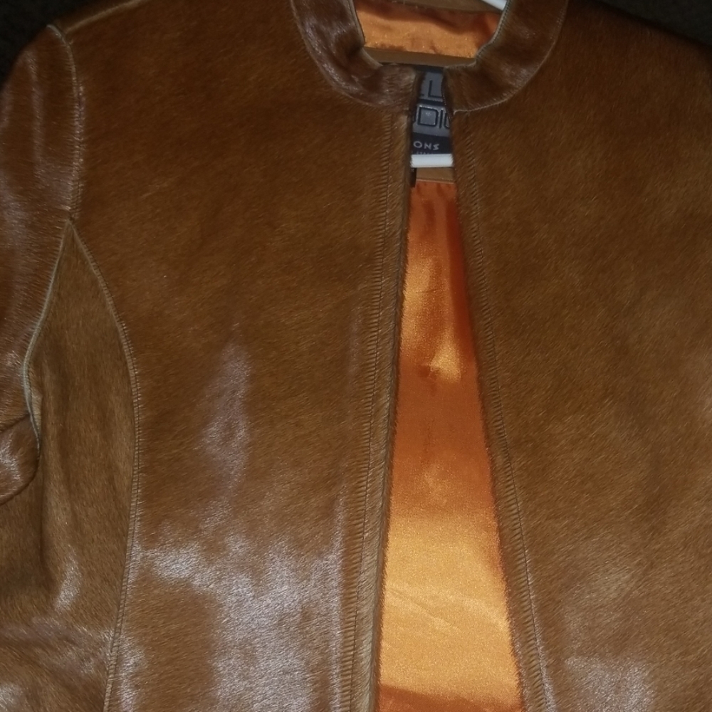 Cow Skin Coat